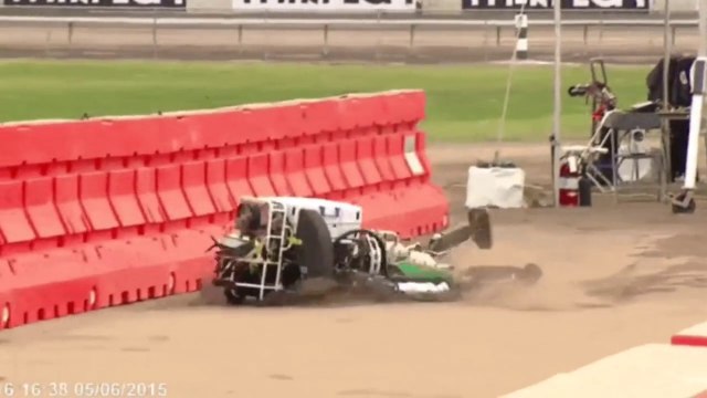 A Compilation of Robots Falling Down at the DARPA Robotics Challenge