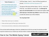 How to Cell Phone Spy A - Z Step by Step Mobile Spying Tutorial