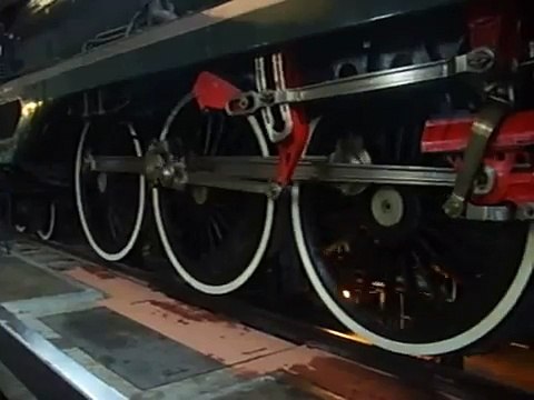 Animation des bielles sur une loco à vapeur