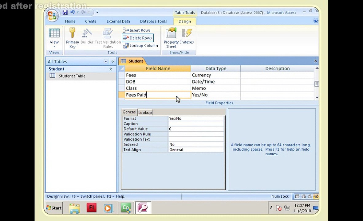 Microsoft Access 2015 Introduction