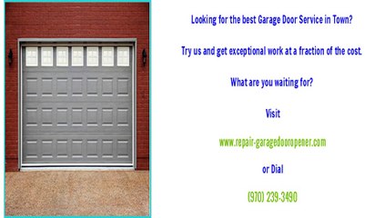 Garage Door Specialists in Nunn, CO