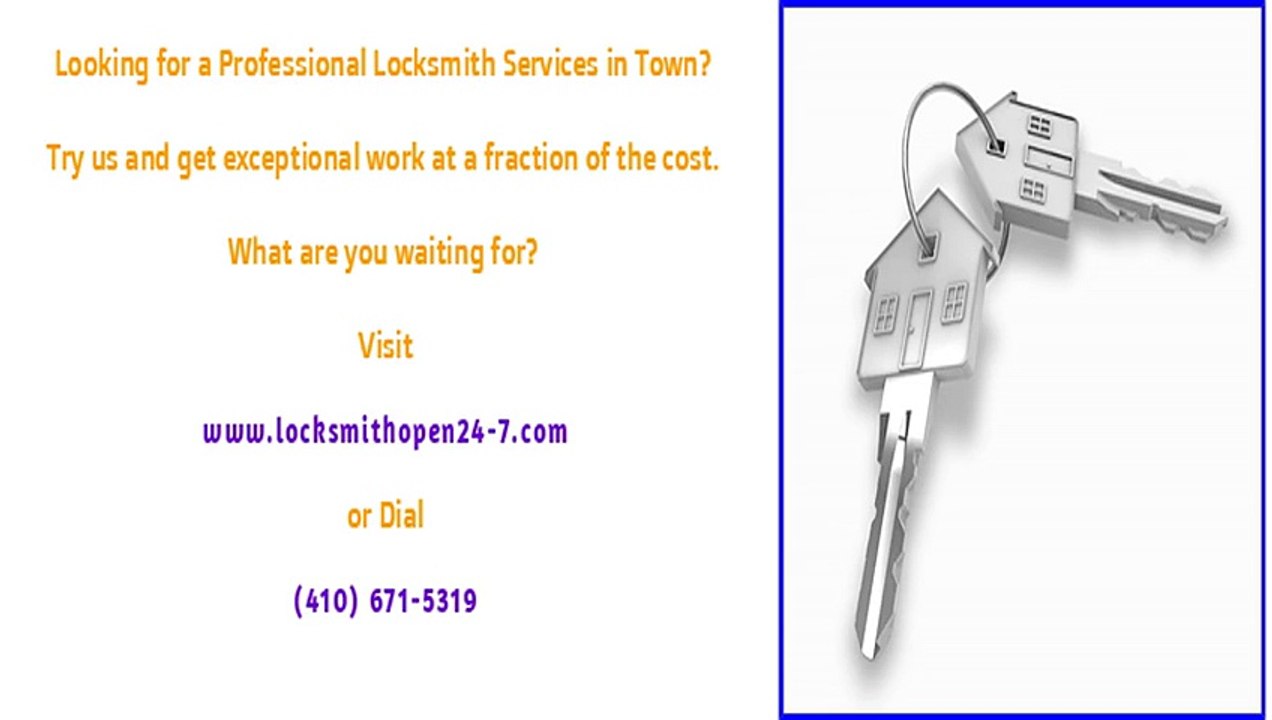 24 Hr Emergency Locksmith Service in Riva, MD