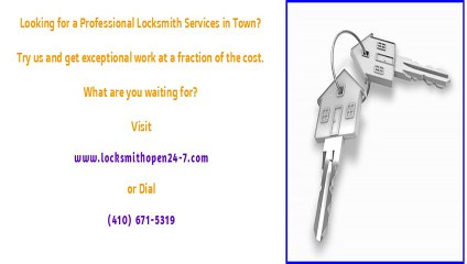 24 Hr Emergency Locksmith Service in Riva, MD