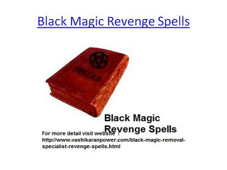 Black Magic Revenge Spells