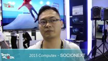 2015 Computex Socionext 手機也可以輸出4k影片