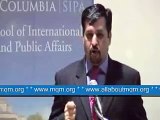 MQM Mayor Mustafa Kamal Global Mayors Forum Columbia University