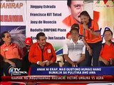 Erap's daughter: I wouldn't have allowed dad to return to politics