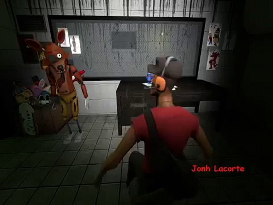 [sfm animation test] foxy jumpscares in fnaf3 (read description)