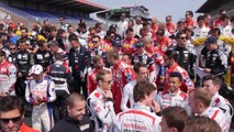 24 Heures du Mans 2015 - La photo de classe des pilotes se met en place !