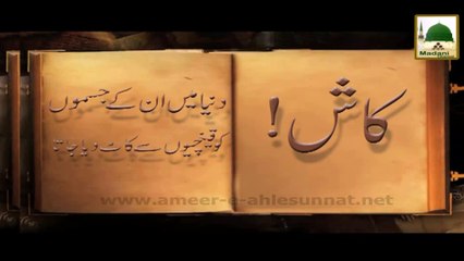 Kash Duniya Mein Jismon Ko Kaat Diya Jata - Maulana Ilyas Qadri - Short Bayan