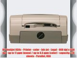 HP Deskjet 950c - Printer - color - ink-jet - Legal - 600 dpi x 600 dpi - up to 11 ppm (mono)