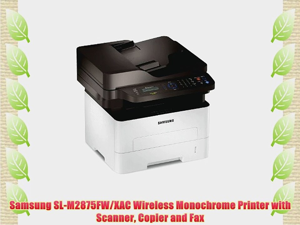 Samsung SL-M2875FW/XAC Wireless Monochrome Printer with Scanner Copier and Fax
