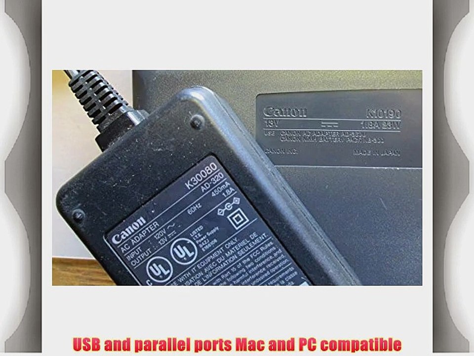 Canon BJC-85 Portable Color Bubble Jet Printer