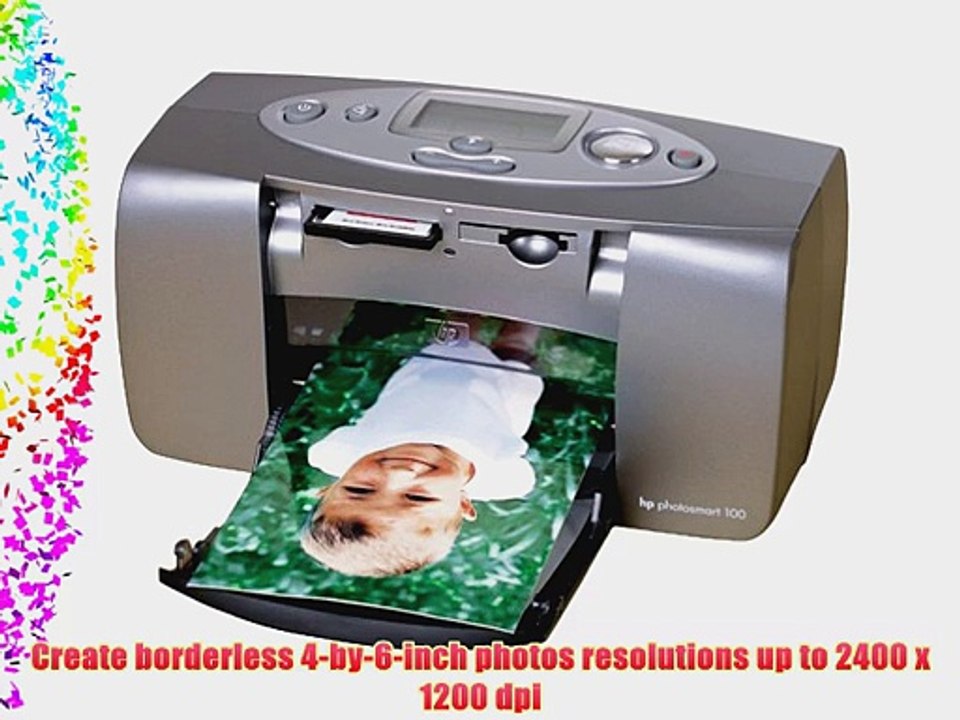 HP PhotoSmart 100 Portable Inkjet Printer