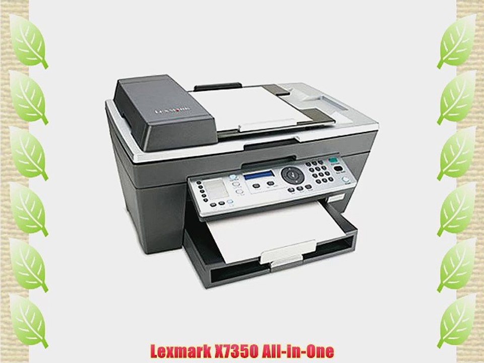 Lexmark X7350 All-in-One - video Dailymotion