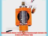 Generic Nozzle Metal J-head Hotend Thermocouple Extruder 24v 0.4mm with 700mm Tube