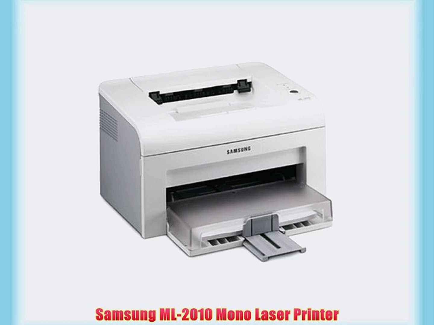 Samsung ML-2010 Mono Laser Printer - video Dailymotion