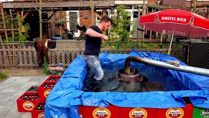 Comment construire un jacuzzi avec des bières
