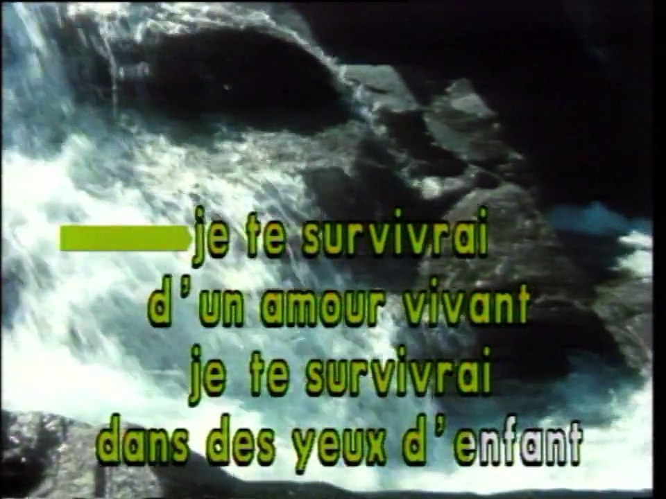 Je te survivrai - Jean-Pierre François - Karaoke