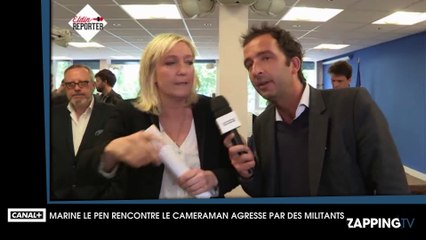 Le Supplément : Marine Le Pen face au caméraman agressé par ses militants