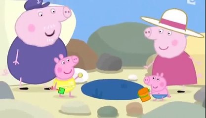 Peppa Pig français   Les flaques d eau de mer   Dessins animés en francais pour les enfants