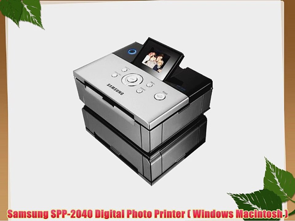 Samsung SPP-2040 Digital Photo Printer ( Windows Macintosh )
