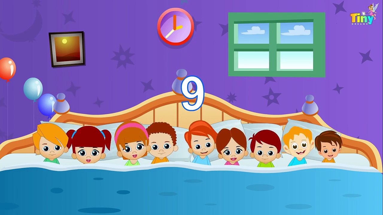 Ten In The Bed | Popular Nursery Rhymes from TinyDreams