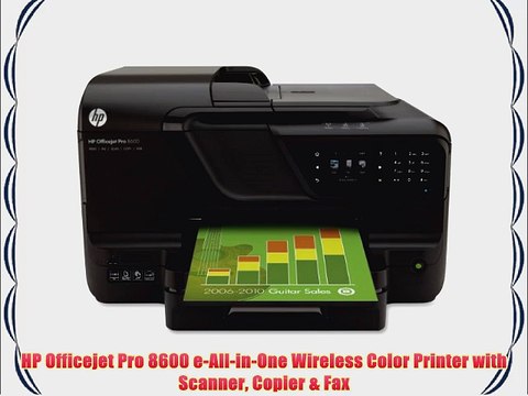 HP Officejet Pro 8600 e-All-in-One Wireless Color Printer with Scanner Copier