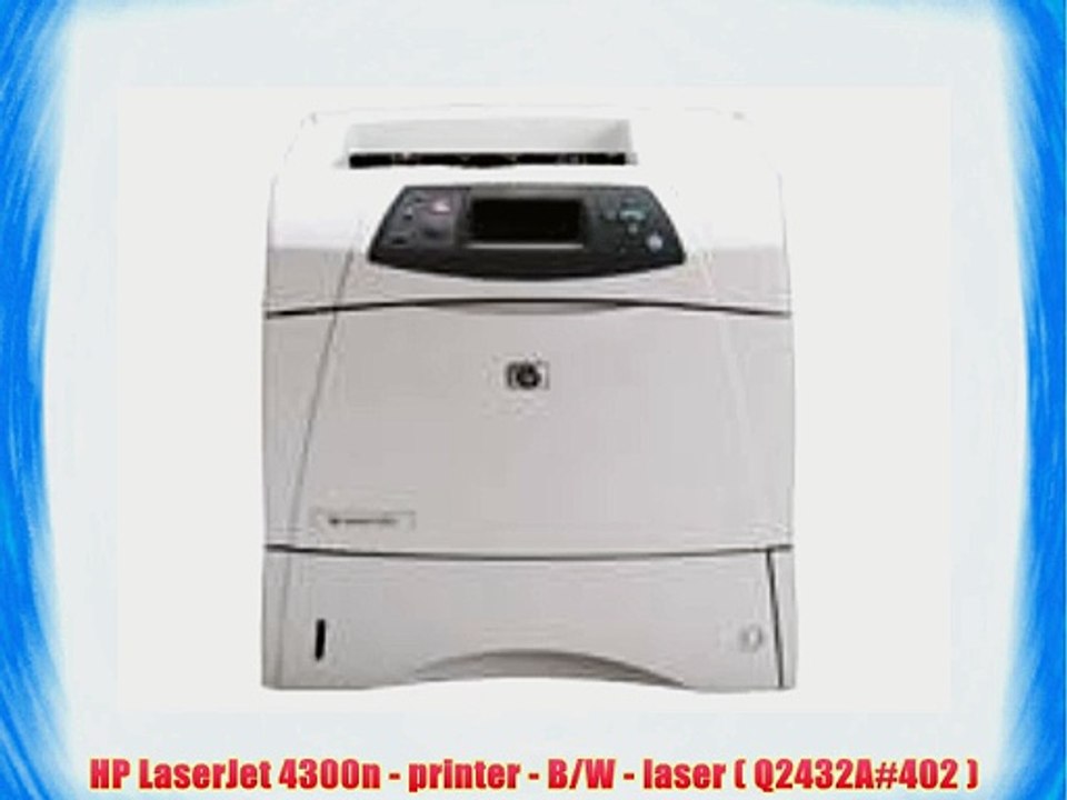 HP LaserJet 4300n - printer - B/W - laser ( Q2432A#402 )