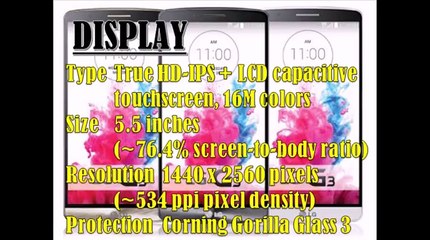 LG G3 Cat.6 Full Specifications
