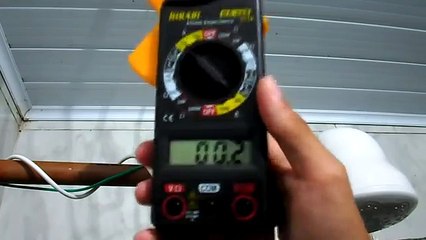 Amperímetro - Medindo a corrente elétrica alternada do chuveiro