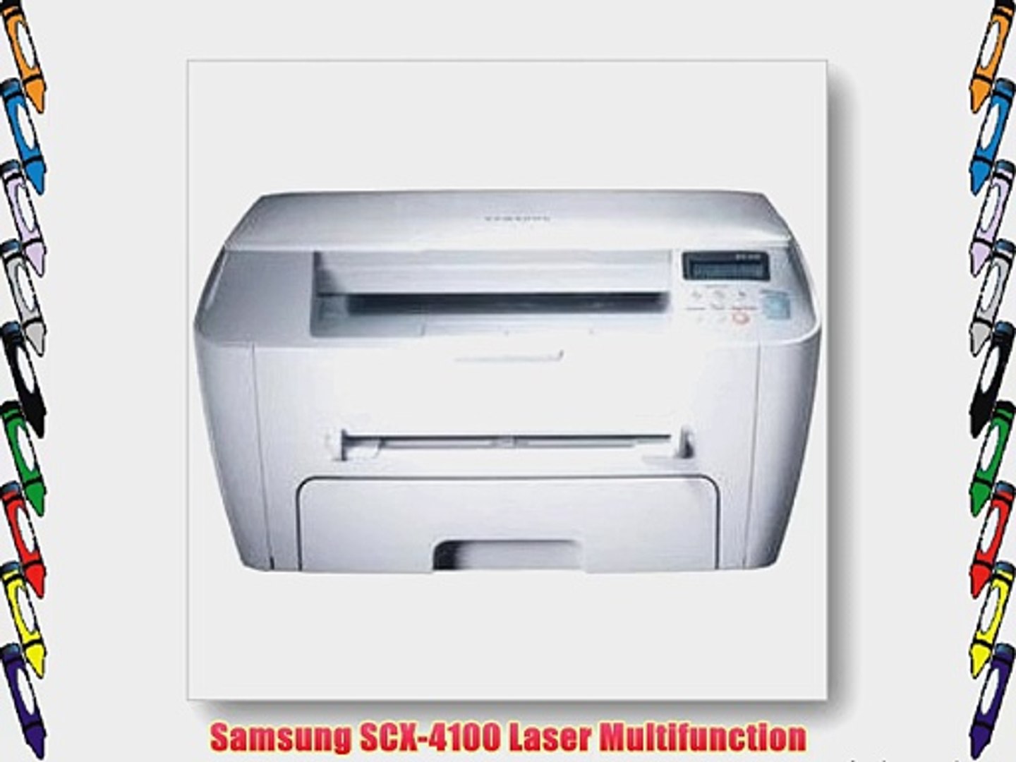 Samsung SCX-4100 Laser Multifunction - video Dailymotion