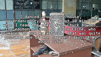 Why Ezine Articles Make Me Dance