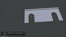 Blender archway topology tutorial: Constraining tri's
