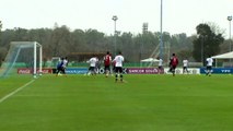 Demichelis scores quality hat-trick in Argentina training