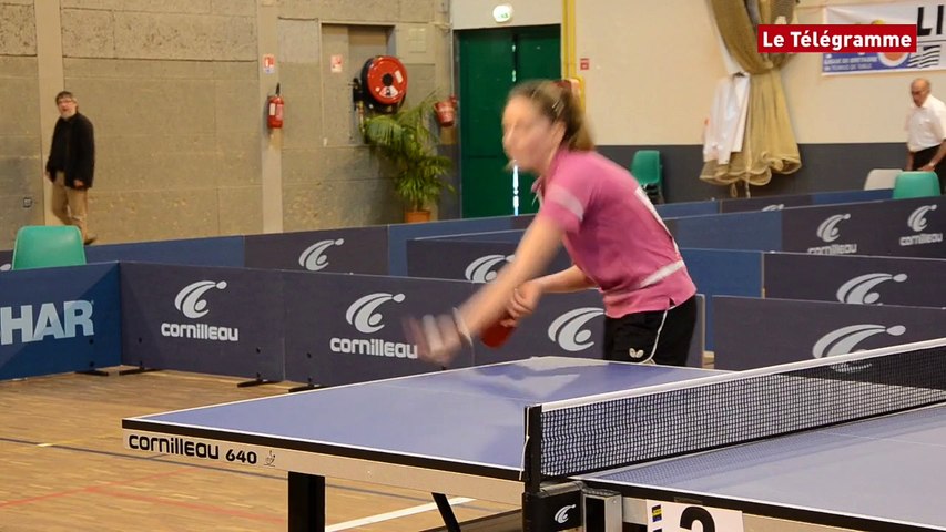 Dinan Championnats de Bretagne de tennis de table : la finale senior dames  - Vidéo Dailymotion