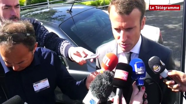 Lannion. Les annonces d'Emmanuel Macron