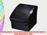 Bixolon SRP-350II Monochrome Desktop Direct Thermal Receipt Printer with USB interface 7.87