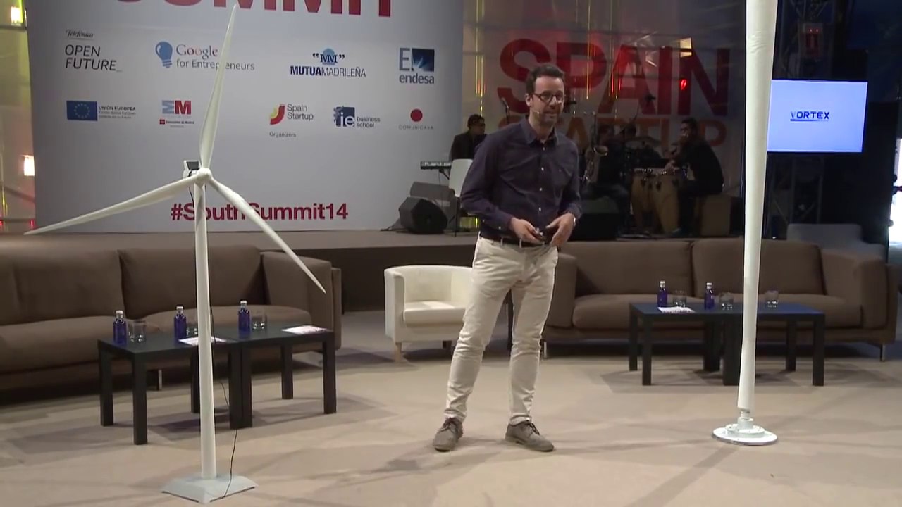 Vortex Pitch Bladeless Wind Turbine - The Summit Startup Spain Competition 2014