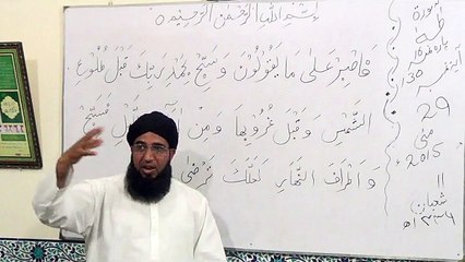 Dars-e-Quran by Professor Abdul Ghafoor Najam: Surah Taha (Ayat No. 130)