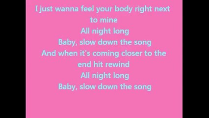 Slow down Selena Gomez lyrics