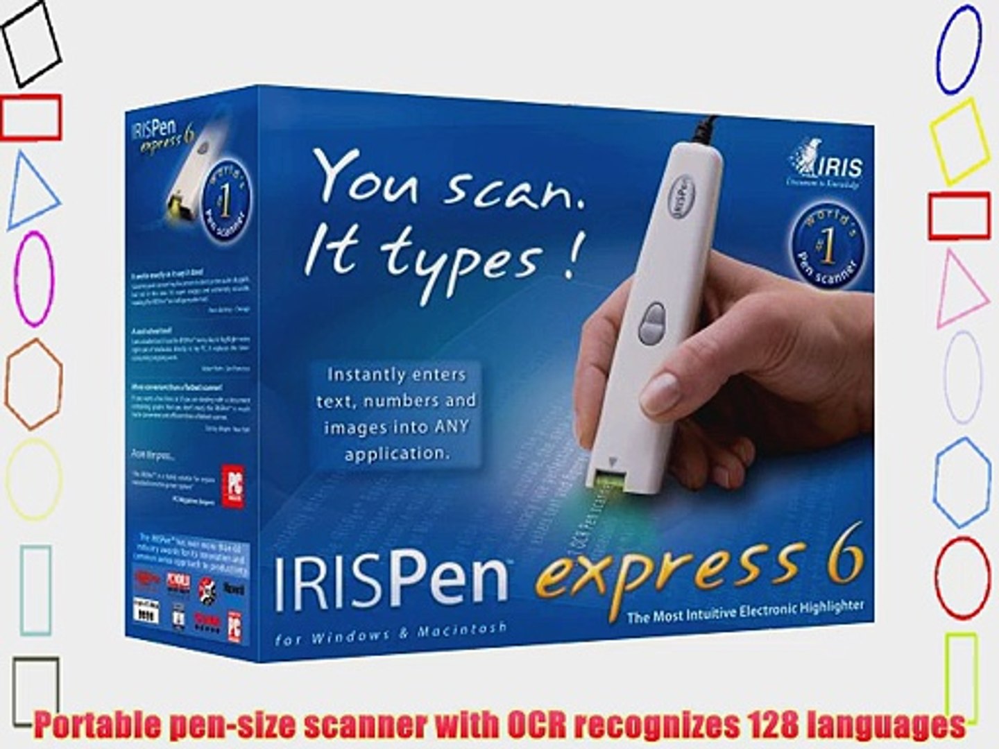 Iris USOA400 IRISPen Express 6 Pen Scanner - video dailymotion