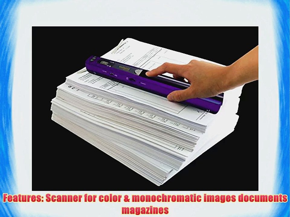 VuPoint Magic Wand Hand Scanner - Purple (PDS-ST415PU-VP)