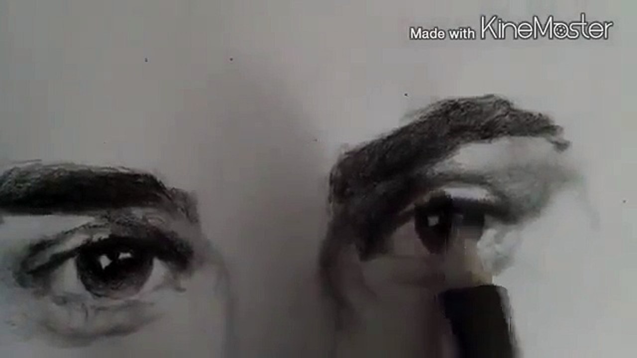 Drawing Justin Bieber by Tuba...