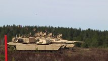 US M1 Abrams Tanks Show It's Power During Live Fire Exercises