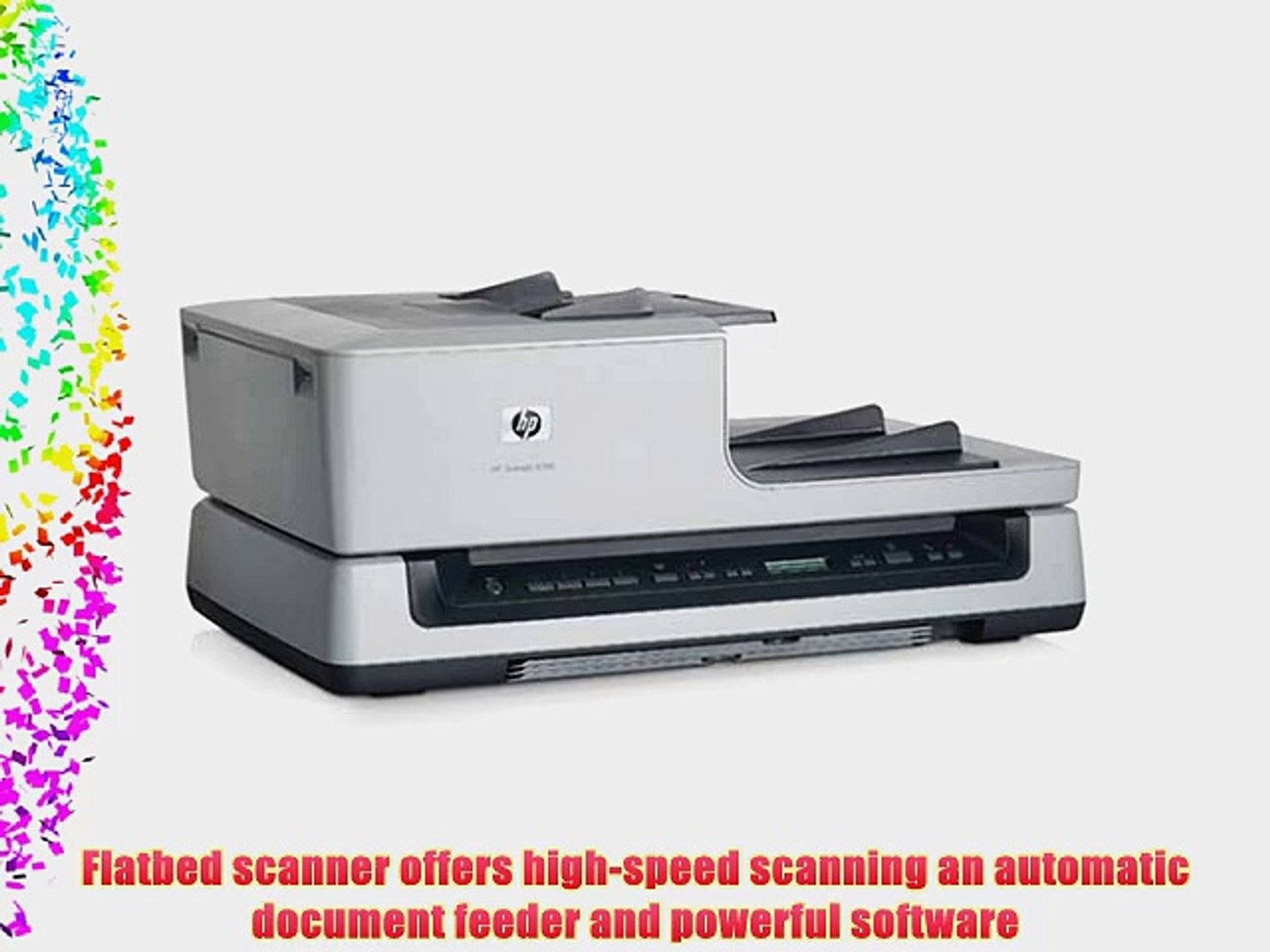 Hp Sj8390 Document Flatbed Scanner Video Dailymotion