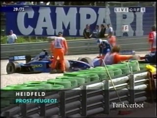 F1 Austrian GP 2000 Jean Alesi Nick Heidfeld Collision
