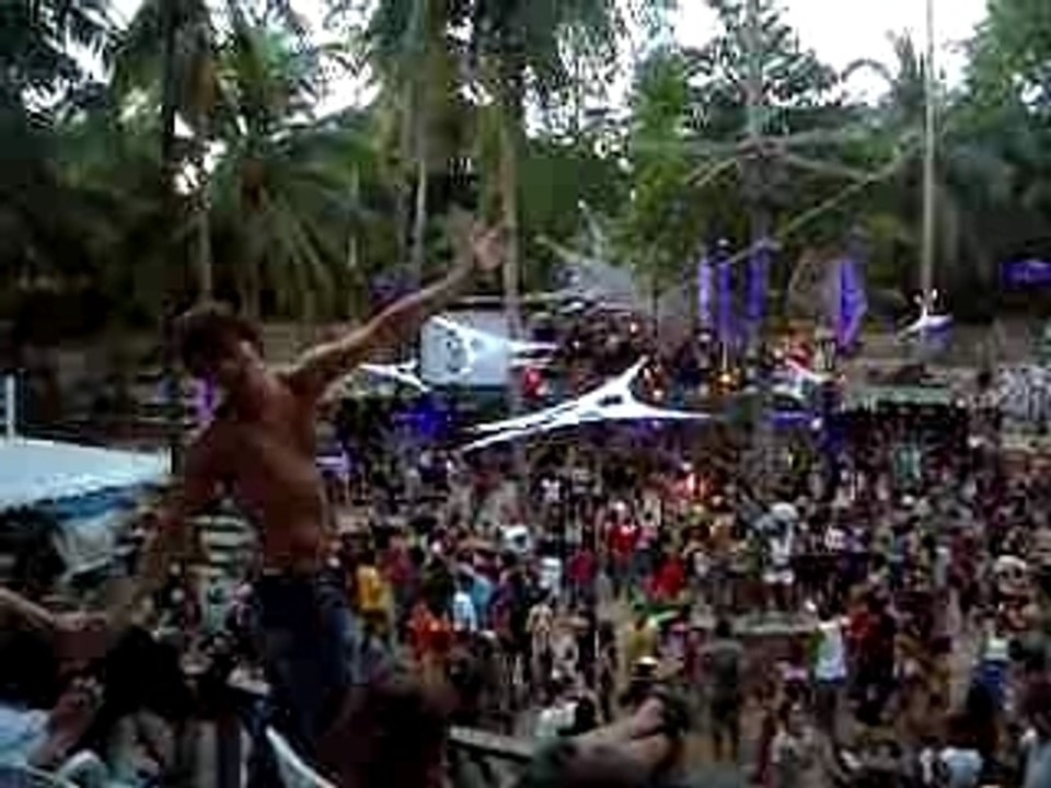 Half Moon Party, Ko Phangan, Thailande