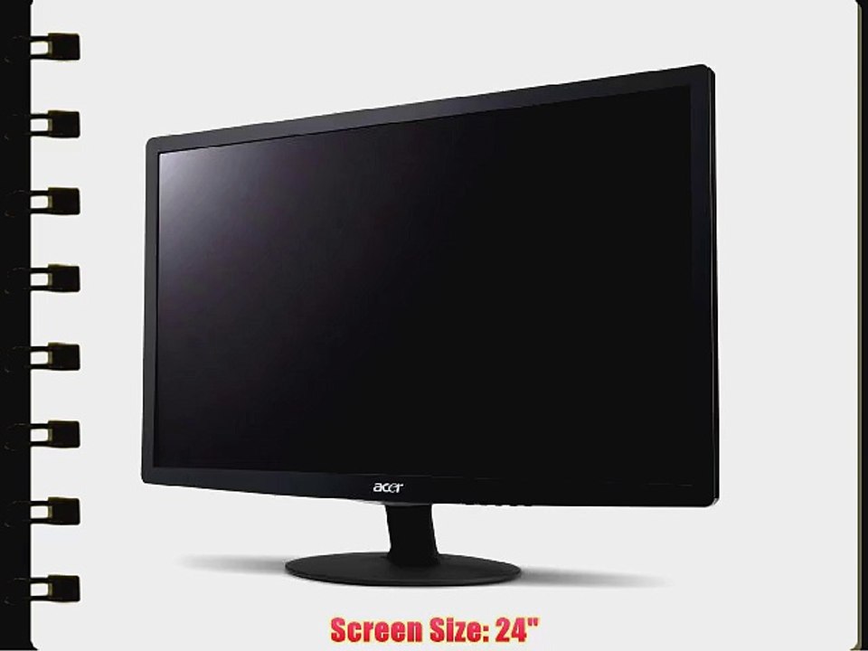 Acer 24 LED Widescreen Monitor | S240HL Abid