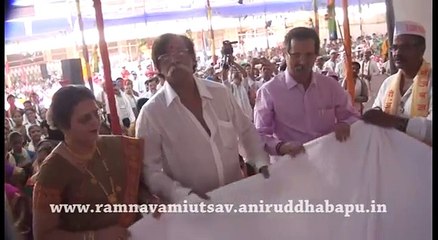 Param Pujya Aniruddha Bapu performing Talibharan during Shree Ramnavami Utsav - 2014